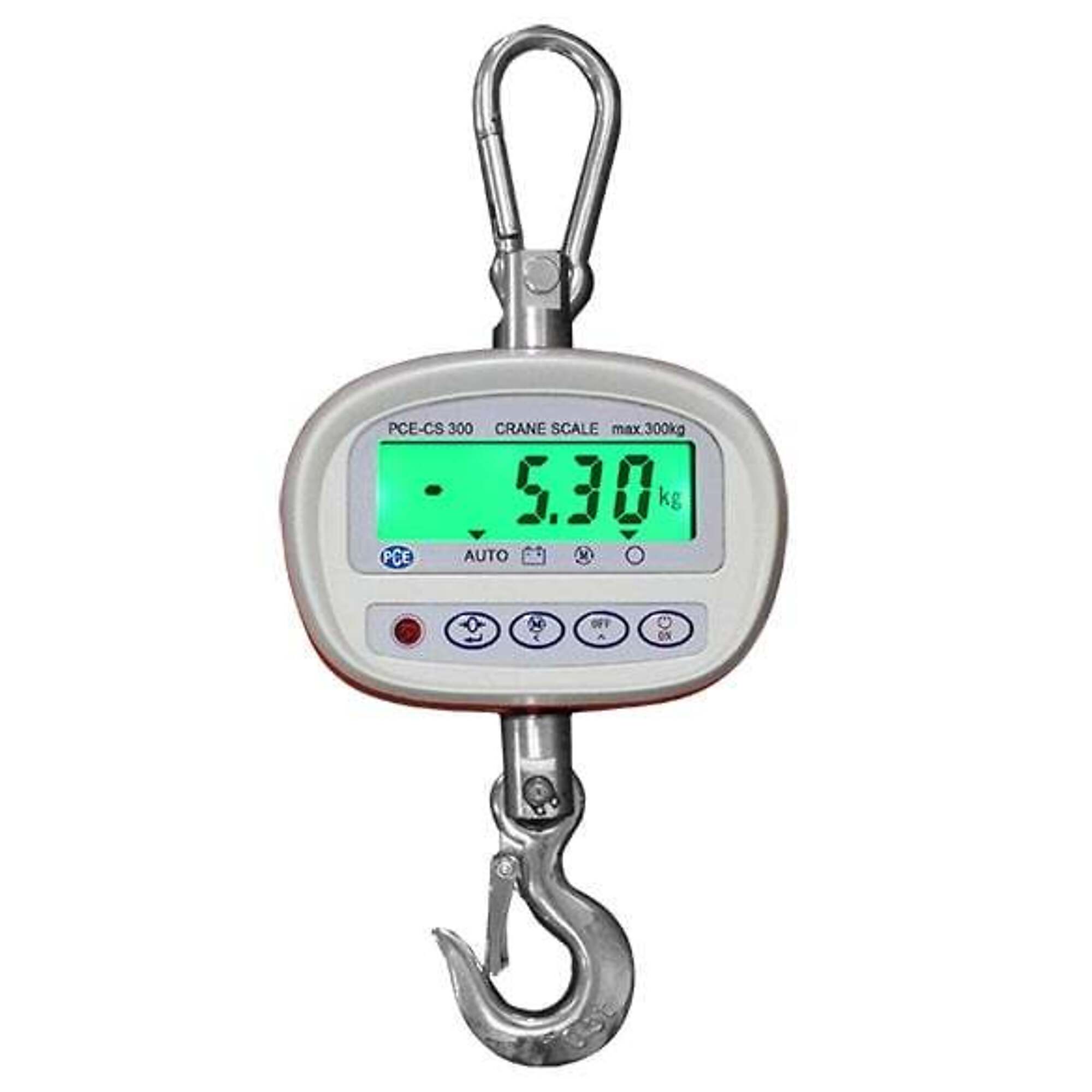 PCE Digital Crane Scale — Battery-Powered, Rugged Design, Model# PCE-CS 300